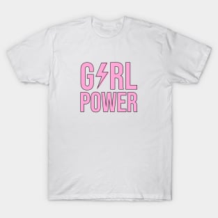 Girl Power Flash Pink T-Shirt